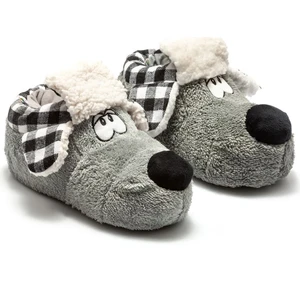 Dodo Erkek Hayvanlı Panduf Gri 41/46 YY0277