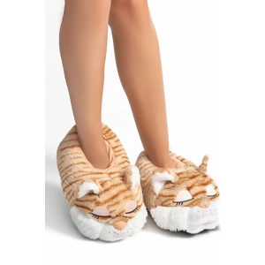 Pompik Kadın, Garson Boy Hayvanlı Panduf Sarı 36/41