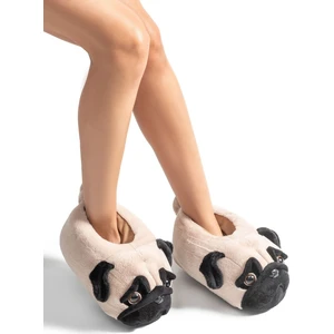 Dea Kadın,garson Boy Hayvanlı Panduf Siyah 36/41 AA0662