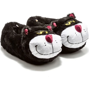 Silvester Unisex Hayvanlı Panduf Siyah 36/43 CC0548