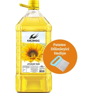 Ayçiçek Yağı 5 Lt + Patates Dilimleyici Hediyeli