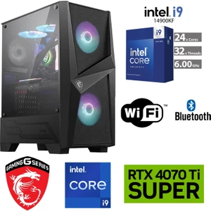 16GB Rtx 4070Tİ Süper  – Gaming Pc Ddr5 – Intel I9-I7-K Serisi – 32GB Ddr5 6000 Mhz Ram  - 1tb M.2 SSD – Sıvı Sogutmalı –