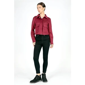 Lee Cooper Jaycee Çok Yüksek Bel Dar Kesim Çok Dar Paça Gri Kadın Jean Pantolon