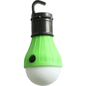 Askı Kancalı Pilli 3Modlu (Yüksek-Düşük-Flaş) Led Ampul Mini Kamp Lambası 3 Adet Aaa Pille Çalışır
