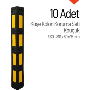 Kauçuk Köşe Kolon Koruma EKO Petekli Onlu Set