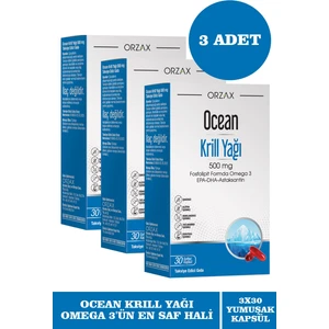 Krill Oil 500 Mg 30 Kapsül x 3 Adet