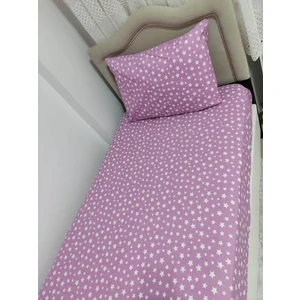 Mert Collection Çarşı Tek Kişilik Ara Beden Lastikli Çarşaf Takımı 120X200 Yıldız Desen