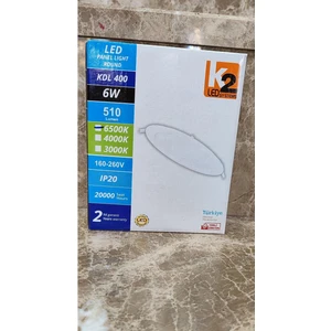 LED Panel 6 W Beyaz Işık Spot Lamba (50 Adet )