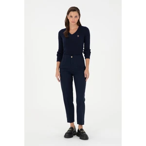 U.S. Polo Assn. Kadın Lacivert Pantolon (Kanvas-Chino) 50290404-VR033