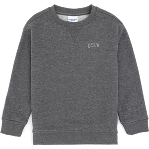 U.S. Polo Assn. Erkek Çocuk Antrasit Melanj Sweatshirt 50295151-VR081