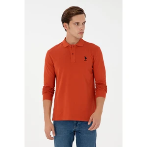 U.S. Polo Assn. Erkek Kiremit Basic Sweatshirt 50289062-VR031