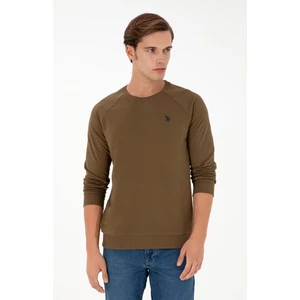 U.S. Polo Assn. Erkek Haki Sweatshirt 50295159-VR027
