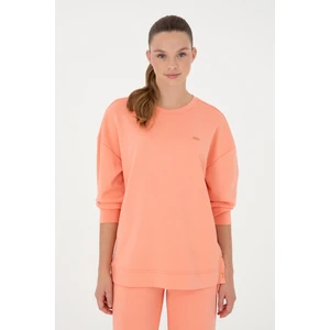 U.S. Polo Assn. Kadın Somon Sweatshirt 50297369-VR047
