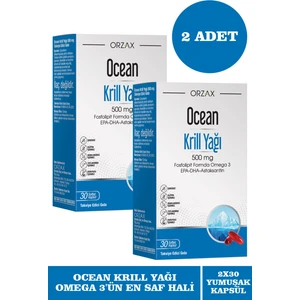 Krill Oil 500 Mg 30 Kapsül 2 Adet