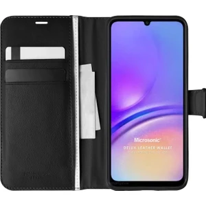 Samsung Galaxy A06 Kılıf Delux Leather Wallet Siyah