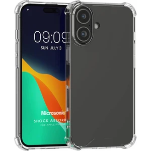 iPhone 16 Plus Kılıf Shock Absorbing Şeffaf