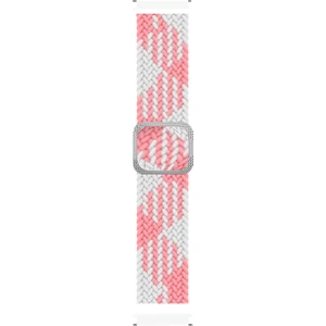 Xiaomi Redmi Watch 5 Lite Kordon Braided Loop Band Pembe Beyaz