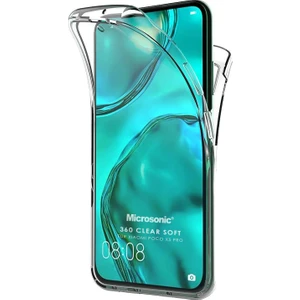 Xiaomi Poco X5 Pro Kılıf 6 Tarafı Tam Full Koruma 360 Clear Soft Şeffaf