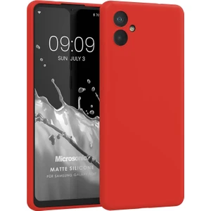 Matte Silicone Samsung Galaxy A06 Kılıf Kırmızı
