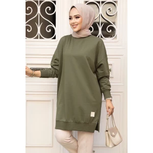 Haki Tesettür Tunik 30644HK