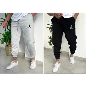 Ikili Eşofman Altı 2 Li Siyah Jogger