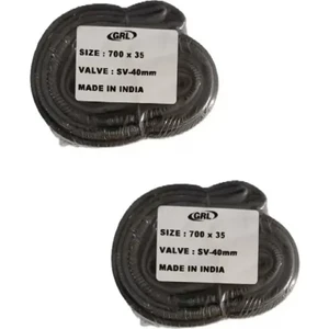 700X35 (28X1.5/8X1.3/8) Fv 40 mm Ince Sibop Bisiklet Iç Lastiği x 2 Adet