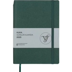 Victoria's Journals Kuka 2025 Günlük Ajanda A5 14 x 21 cm Esnek Kapak Ivory 80 gr