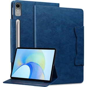 Lenovo Tab P12 Darbeye Dayanıklı Kılıf Manyetik Toka Pu Deri Tablet Kapağı Kart Yuvaları ile (Yurt Dışından)