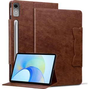 Lenovo Tab P12 Darbeye Dayanıklı Kılıf Manyetik Toka Pu Deri Tablet Kapağı Kart Yuvaları ile (Yurt Dışından)