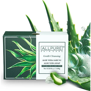 ALOE VERA KATI SABUN (100 gr Ferahlatan Aloe Vera Katı Sabun - Nemlendirici ve Yenileyici)