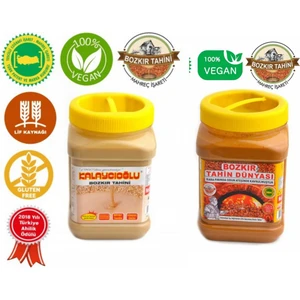 Bozkır Tahin Merkezi Bozkır Beyaz Tahin 935 gr & Bozkır Kavrulmuş Tahin 935 gr