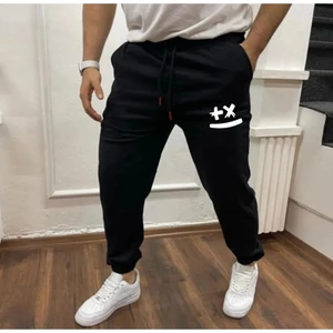 Gülen Smıle Paca Lastikli Erkek Bel Slimfit Eşofman Altı