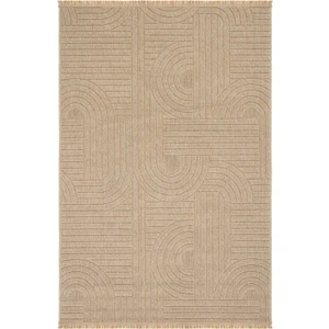 Cool Halı Hasır 623 Bej Ince Halı Kilim Mutfak Halısı Kesme Halı Oturma Odası Halısı Yazlık Halı