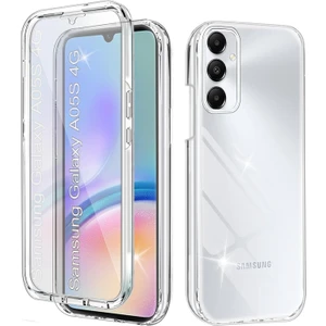 Samsung Galaxy A05S Kılıf 360 Şeffaf Ön Arka Korumalı Şeffaf Silikon