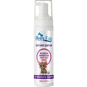 Pet's Fav Kedi Bit Pire Kene ve Parazit Önleyici Kuru Köpük Şampuanı