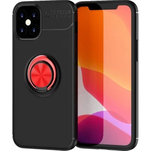 Apple iPhone 12 Mini Kılıf Yatay ve Dikey Stand Özellikli Içi Petekli Yüzüklü Silikon Range Kapak