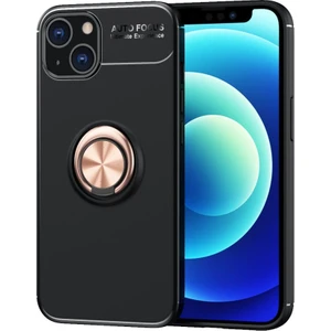 Apple iPhone 13 Kılıf Yatay ve Dikey Stand Özellikli Içi Petekli Yüzüklü Silikon Range Kapak