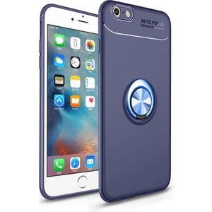 Apple iPhone 6 Kılıf Yatay ve Dikey Stand Özellikli Içi Petekli Yüzüklü Silikon Range Kapak