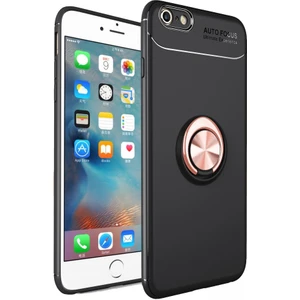 Apple iPhone 6 Kılıf Yatay ve Dikey Stand Özellikli Içi Petekli Yüzüklü Silikon Range Kapak