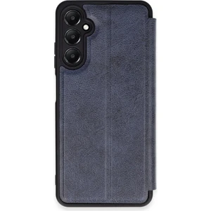 Samsung Galaxy A25 Kılıf Yatay Standlı Kartlıklı Içi Silikon Dışı Deri Kapaklı Flip Cover Kapak