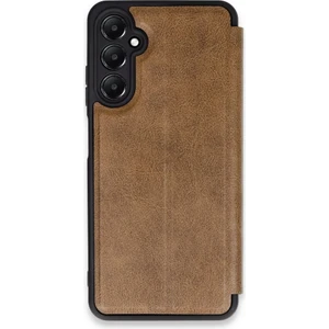 Samsung Galaxy A55 Kılıf Yatay Standlı Kartlıklı Içi Silikon Dışı Deri Kapaklı Flip Cover Kapak