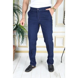 Klasik Kesim Mavi Likralı Erkek Yan Cepli Klasik Kot Pantolon Baba Pantolonu Phantom Jeans By Small