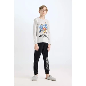 Erkek Çocuk Pijama Takımı Avatar the Last Airbender Uzun Kollu Üst Uzun Alt D3625A824WN