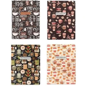 Keskin Color 18,5 x 26 cm 58 Yaprak Noktalı Iplik Dikişli Uninote Coffe Defter Adet