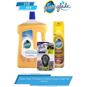 Ahşap Yüzey Temizleyici & Mobilya Spreyi & Sport Oto Kokusu