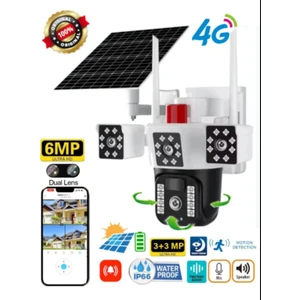 Solar 3030 4g Güneş Enerjili Dual Lens 360° Görüş Akıllı Güvenlik Kamerası