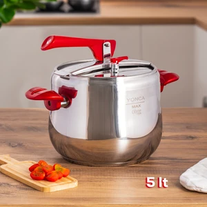 Güveç Düdüklü Tencere 5 Lt Yonca - Kırmızı