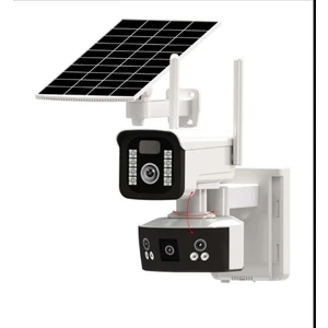 3920 6mp 2 Kameralı 3 Ekranlı Sim Kart Destekli Güneş Enerjili Güvenlik Kamerası