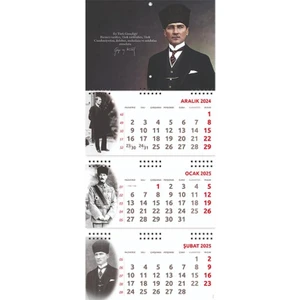 Halk Kitabevi 2025 Atatürk Gemici Duvar Takvimi - Gazi