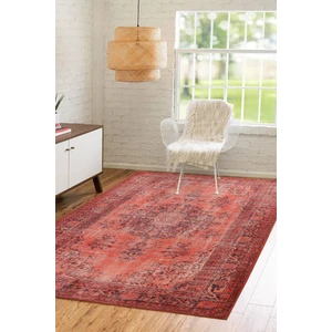 Vintage Salon Halısı, Blues Şönil Dokuma |Pamuk-Polyester|Kırmızı Halı Al 131